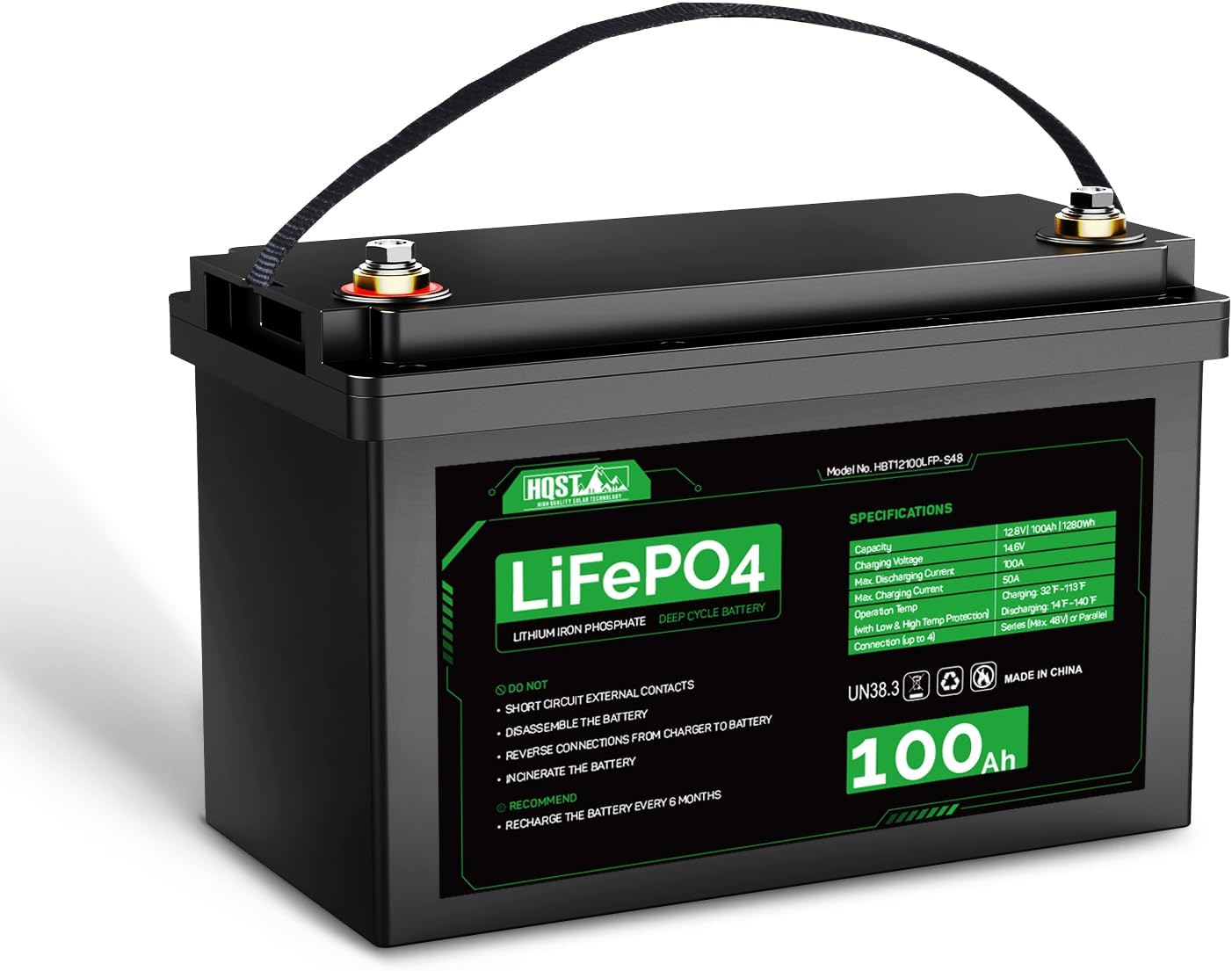 lifepo4 100AH 12v battery